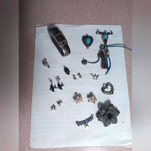 Vintage Silver Costume Jewelry Bundle